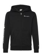 Hooded Full Zip Sweatshirt Sport Sweat-shirts & Hoodies Hoodies Black ...