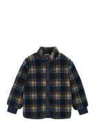 Teddy Jacket Aop W. Lining Outerwear Fleece Outerwear Fleece Jackets N...