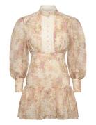 Remy Mini Broderie Dress Kort Kjole Cream Bardot