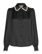 Umadea Tops Blouses Long-sleeved Black Dea Kudibal
