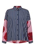 Nujoelle Shirt Tops Shirts Long-sleeved Red Nümph