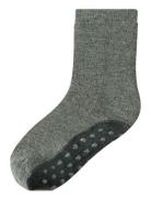 Nmmwaksi Wo/Bl Terry Sock Extra Non Skid Strømper Non-slip Grey Name I...