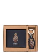 Leather-Bear Bf Gft-Gbx Accessories Wallets Classic Wallets Multi/patt...