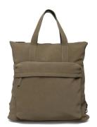 Multi-Functional Backpack With Pockets Ryggsekk Veske Khaki Green Mang...