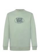 Classic Oval Crew Sport Sweat-shirts & Hoodies Sweat-shirts Green VANS