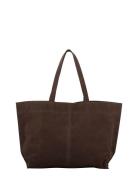 Suede Aubrey Bag Shopper Veske Brown Becksöndergaard