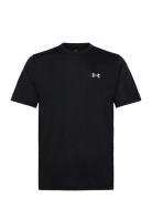 Ua Tech Vent Jacquard Ss Tops T-shirts Short-sleeved Black Under Armou...