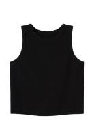 Nkfnakal Sl Crop Top Noos Tops T-shirts Sleeveless Black Name It