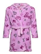 Bathrobe Morgenkåpe Badekåpe Pink Barbie