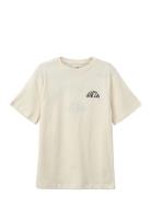 Zenasy T-Shirt Tops T-shirts Short-sleeved Cream Sofie Schnoor Young