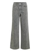 Vifreya Arie Hw Wide Jeans 023/Bfs Bottoms Jeans Wide Grey Vila