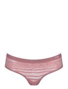 Sloggi Free Evolve Hipster Lace Hipstertruse Undertøy Pink Sloggi