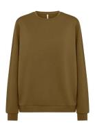 Sc-Banu Tops Sweat-shirts & Hoodies Sweat-shirts Brown Soyaconcept