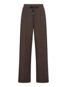 Sc-Banu Bottoms Trousers Straight Leg Brown Soyaconcept