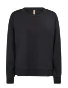 Sc-Banu Tops Sweat-shirts & Hoodies Sweat-shirts Black Soyaconcept