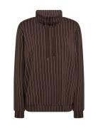 Sc-Siri Tops Sweat-shirts & Hoodies Hoodies Brown Soyaconcept