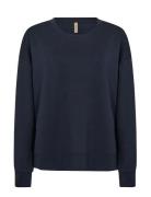 Sc-Banu Tops Sweat-shirts & Hoodies Sweat-shirts Navy Soyaconcept