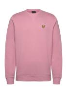 Crew Neck Sweatshirt Tops Sweat-shirts & Hoodies Sweat-shirts Pink Lyl...