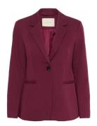 Kasakura Blazer Blazers Single Breasted Blazers Burgundy Kaffe