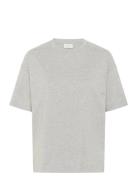 Katomina T-Shirt Tops T-shirts & Tops Short-sleeved Grey Kaffe