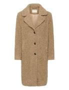Kabalmi Teddy Coat Outerwear Coats Winter Coats Brown Kaffe