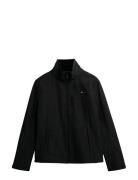 Hooded Soft Shell Trekker Jkt Fôret Jakke Black Superdry