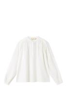 Tiria W Tops Blouses Long-sleeved White MarMar Copenhagen