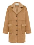 Kamarlie Coat Ulljakke Jakke Beige Kaffe