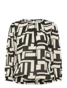 Kalorina Amber Blouse Tops Blouses Long-sleeved Black Kaffe