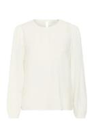 Kavivy Blouse Tops Blouses Long-sleeved White Kaffe