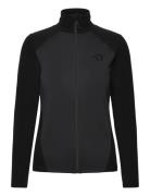 Kari F/Z Fleece Sport Sweat-shirts & Hoodies Fleeces & Midlayers Black...
