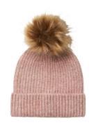 Nmnmora Knit Hat Accessories Headwear Hats Beanie Pink Name It