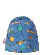 Fest Pippi Mössa Accessories Headwear Hats Beanie Blue Pippi Langstrøm...