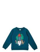 Festlighet Collegetröja Tops Sweat-shirts & Hoodies Sweat-shirts Blue ...