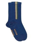 Vertical Stripes Socks Socks & Tights Socks Navy Melton