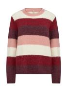 Sc-Ilene Tops Knitwear Jumpers Burgundy Soyaconcept