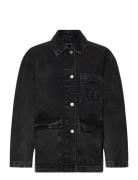 Maridenim Poweri Unikko Dongerijakke Denimjakke Black Marimekko