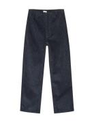 Pretty Cord Carly Pants Bottoms Trousers Straight Leg Navy Mads Nørgaa...