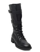 Zoey Høye Støvletter Black Steve Madden
