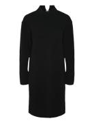 Yasemilie Ls High Neck Knit Dress S.noos Kort Kjole Black YAS