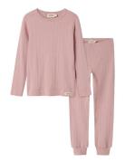 Sleepwear Pyjamas Sett Pink MarMar Copenhagen