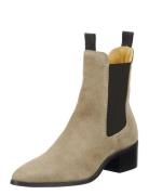 St Broomly Chelsea Boot Støvletter Chelsea Boot Beige GANT