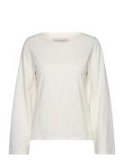 Thelma Top Tops T-shirts & Tops Long-sleeved White Residus
