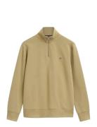 Reg Shield Half Zip Sweat Tops Sweat-shirts & Hoodies Sweat-shirts Yel...