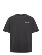 Incline Teewashed Black Tops T-shirts Short-sleeved Black NEUW