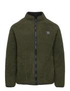 Langli Pile Jacket Tops Sweat-shirts & Hoodies Fleeces & Midlayers Kha...