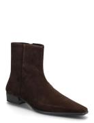 Nella Shoes Boots Ankle Boots Ankle Boots With Heel Brown VAGABOND