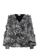 Kaalica Blouse Tops Blouses Long-sleeved Black Kaffe