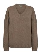 Bs Lina Regular Fit Knitwear Tops Knitwear Jumpers Brown Bruun & Steng...