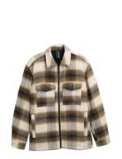 Wool Shirt Jacket Ulljakke Jakke Brown Tom Tailor